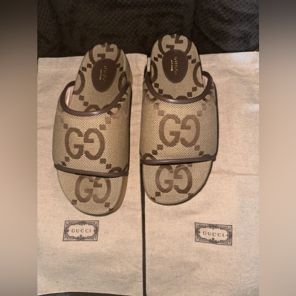 Gucci Jumbo GG monogram sandals